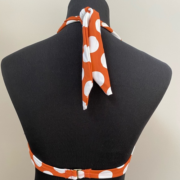 Gibson & Latimer Orange Polka Dot Swimsuit… - Picture 5 of 7